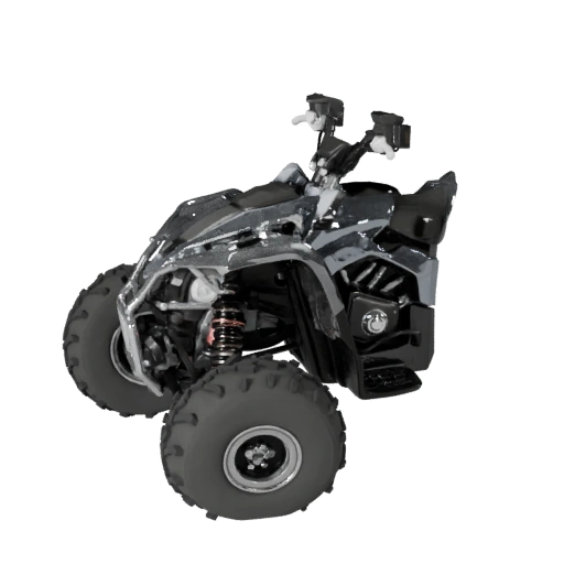 Hohe Poly Atv Quad Bike 3D Modell für Studio-Renderings