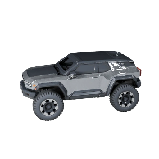 Futuristischer SUV 3D-Modell für Unreal Engine - Spielbereit