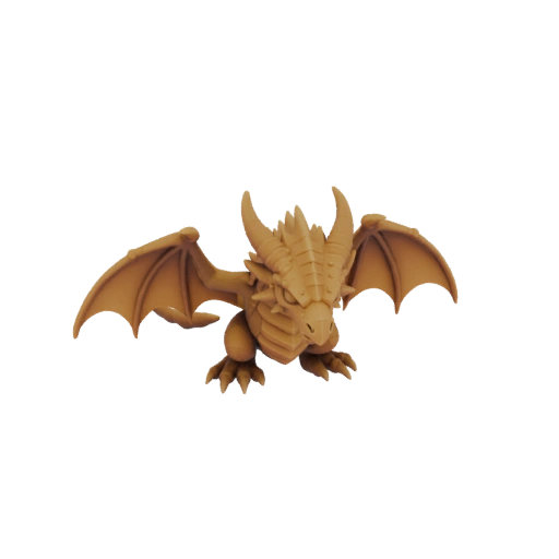 Fantasy Ghastly Drache Boss Miniatur STL