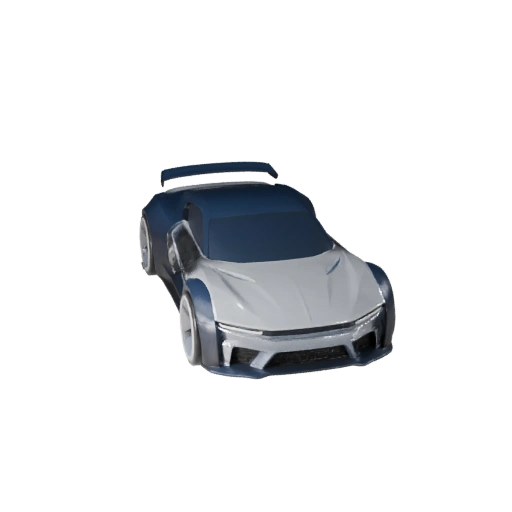 Coche Conceptual Imprimible STL Modelo 3D para Coleccionables y
