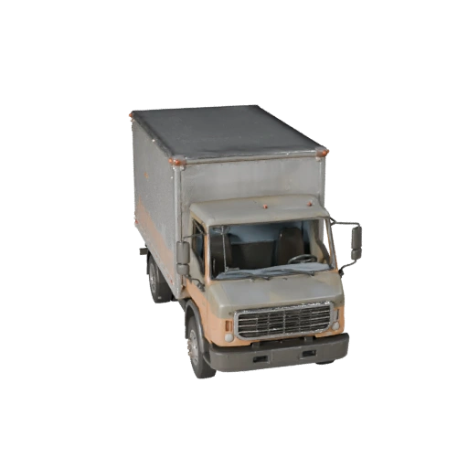 Kastenwagen 3D-Modell für Blender - Renderbereites Asset (Legacy)