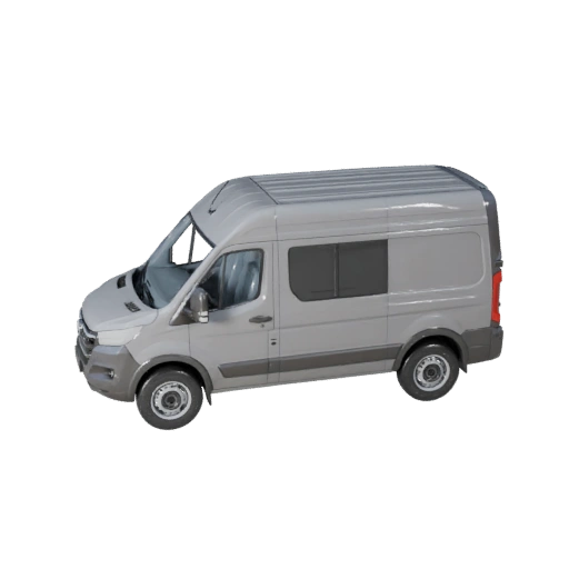 Lieferwagen 3D-Modell für Blender - Renderbereites Asset