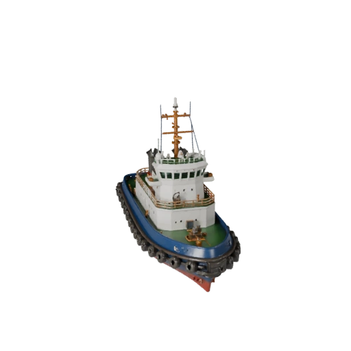 Schlepper 3D Modell für Blender & Spiele - PBR Asset