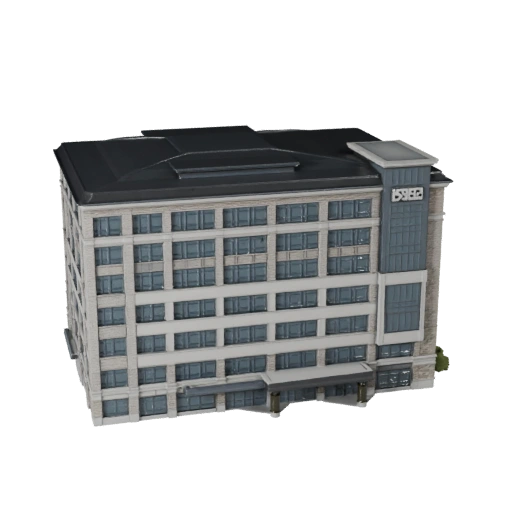 Modelo 3D de Centro Comunitario para Unreal - Activo en Tiempo Real
