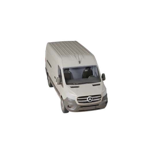 Modelo 3D de Furgoneta de Carga para Blender - Activo Listo para Renderizar (Legacy)