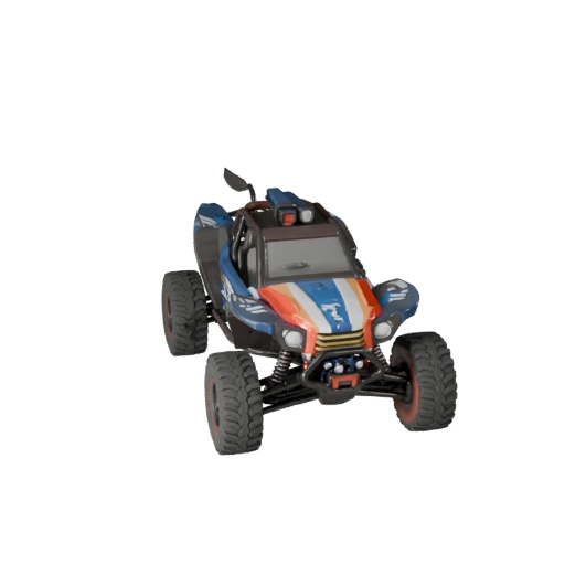 Modèle 3D de Buggy Tout-Terrain Haute Poly pour Rendu Studio (Legacy)