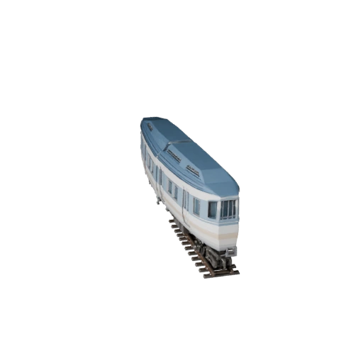Magnetschwebebahn 3D-Modell für Blender - Realistisches PBR-Asset