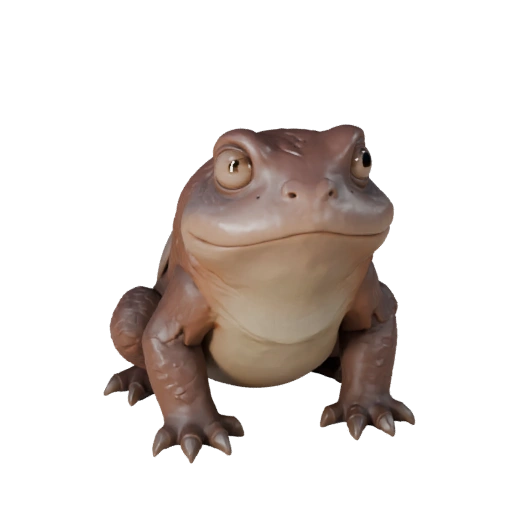 3D модель жабы для Blender - PBR ресурс с текстурами | Без роялти