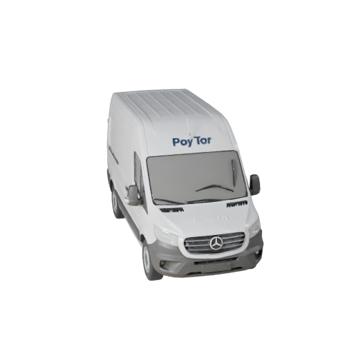 Lieferwagen 3D-Modell für Unity - Low Poly Game Asset (Legacy)