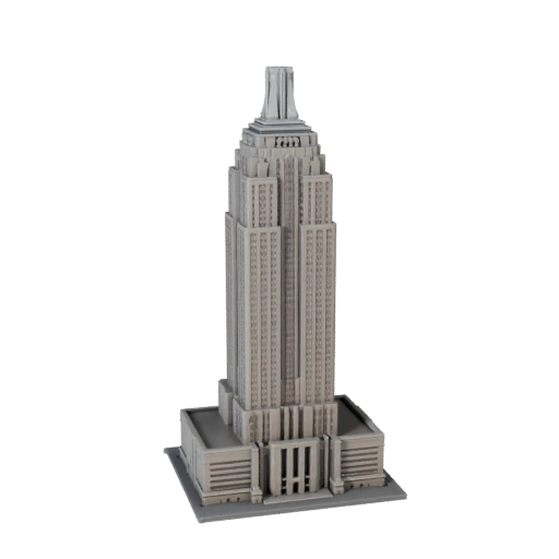 Empire State Building 3D Modell für Unity - Spiel-Asset