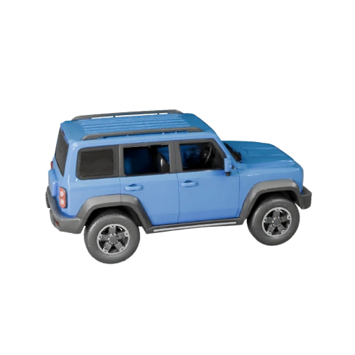 SUV Compacto 3D Modelo para Unity - Activo de Juego Poligonal Bajo (Legacy)