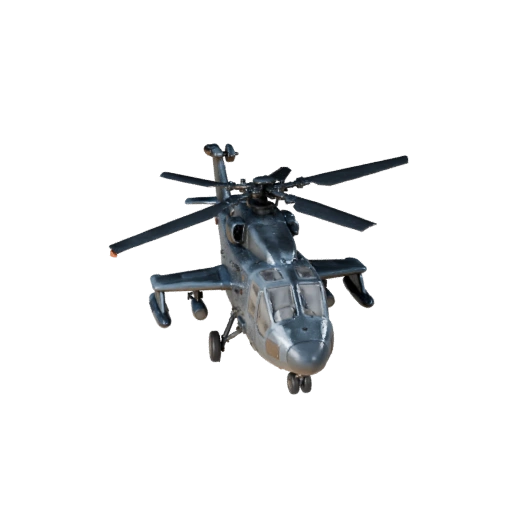 Helicóptero de Ataque Inspirado en Apache 3D Model para Unreal