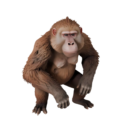 Modèle 3D de Babouin pour Unity - Asset prêt pour le jeu, FBX | Libre de droits
