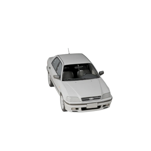 Modelo 3D Sedán para Blender y Juegos - Asset PBR Realista (Legacy)