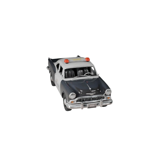 Voiture de police vintage 3D pour Blender - PBR réaliste