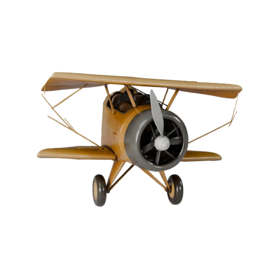 Oldtimer-Doppeldecker 3D Modell - Hohe Poly PBR Asset für Studio