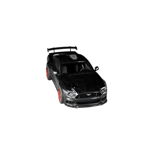 Mustang-inspiriertes Muscle-Car 3D-Modell - Spielbereit PBR