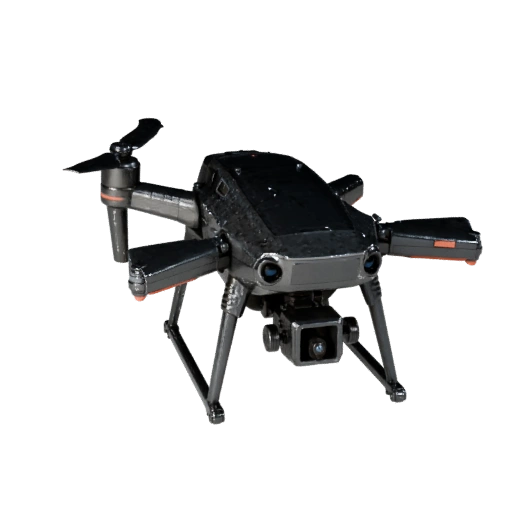 Drohne Quadrocopter 3D Modell für Blender - Realistisches PBR
