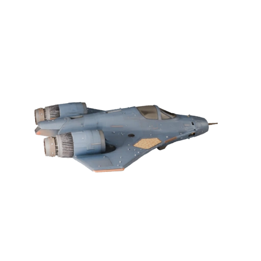 Chasseur stellaire 3D - Actif de transport PBR prêt pour le jeu