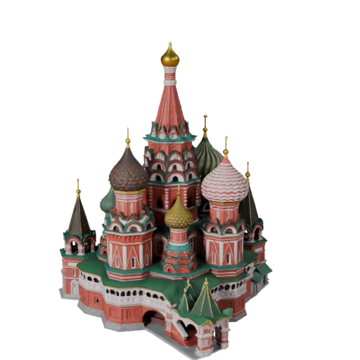 Cathédrale Saint-Basile Modèle 3D pour Unreal - Asset Temps Réel