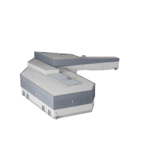 Modelo 3D de Centro Logístico de Alto Poligonaje para Archviz de Arquitectura