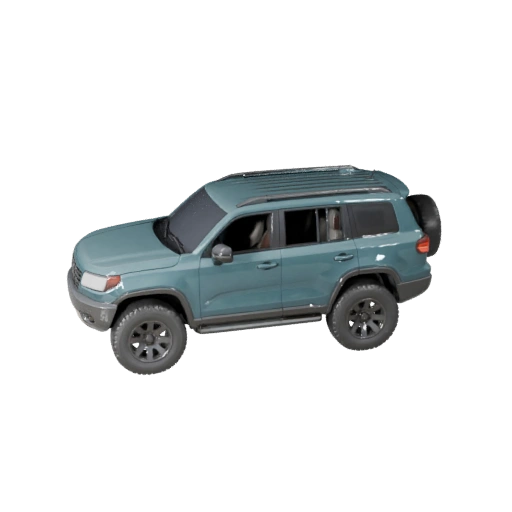 Familien SUV 3D Modell für Blender & Spiele - Realistisch PBR