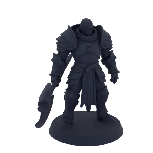 Miniatura STL de Hechicero de Fantasía Oscura