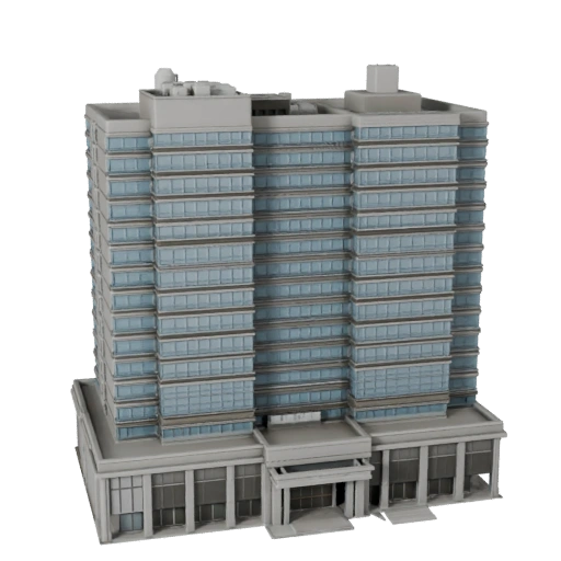 Modèle 3D de Siège Social de Banque - Actif Archviz Réaliste