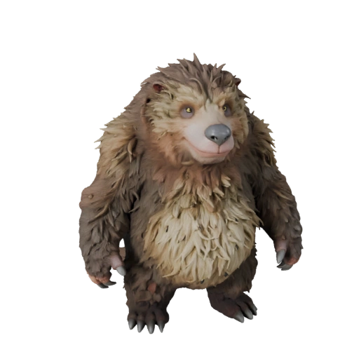 Modelo 3D de Oso Hormiguero para Blender - Asset PBR con Texturas | PBR