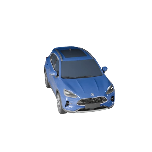 Crossover-SUV 3D Modell für Blender - Renderbereites Asset (Legacy)