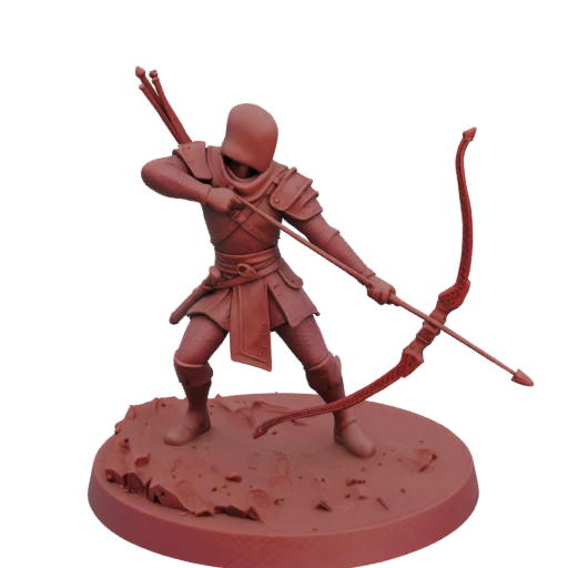 Miniature STL de Ranger Médiéval - Exploration