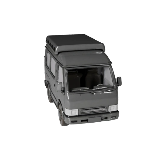 Druckfertiger Kleinbus STL 3D-Modell für Sammlerstücke & Display