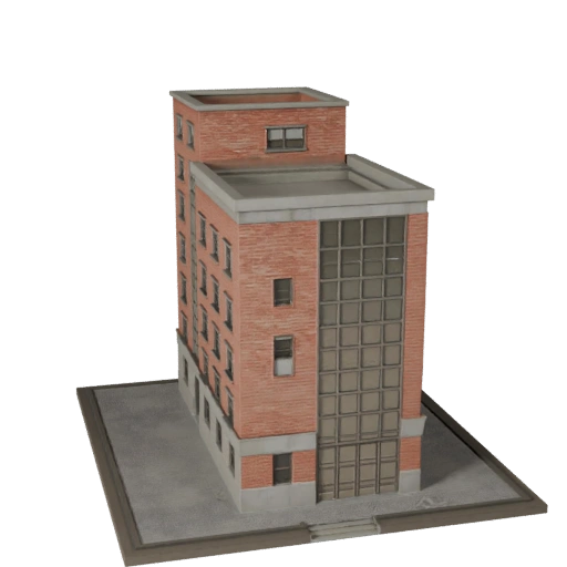 Strandhaus 3D-Modell für Unity - Spiel-Asset für Architektur
