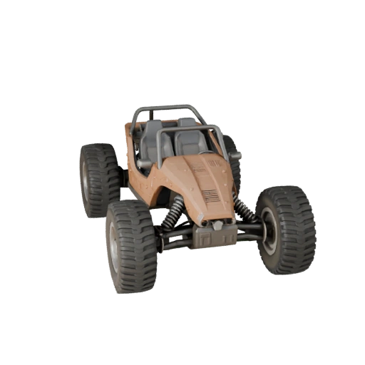Hohe Poly Dune Buggy 3D Modell für Studio-Renderings - PBR (Legacy)