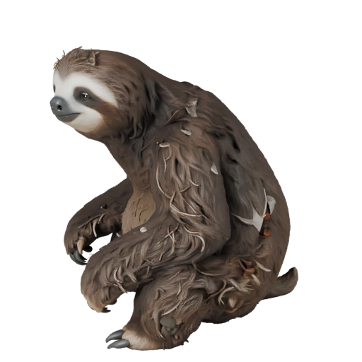 Faultier 3D Modell für Unity - Spielfertiges Asset, FBX | Lizenzfrei