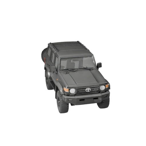 Modelo 3D STL Imprimible de SUV Inspirado en Toyota - Exhibición