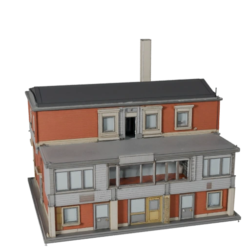 Kit de Bloque de Ciudad Estilizado Modelo 3D - Activo de Juego para Arquitectura