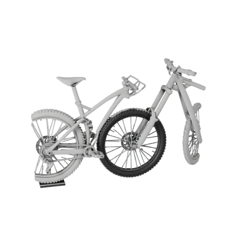 Mountain bike stampabile STL Modello 3D per Collezionismo &