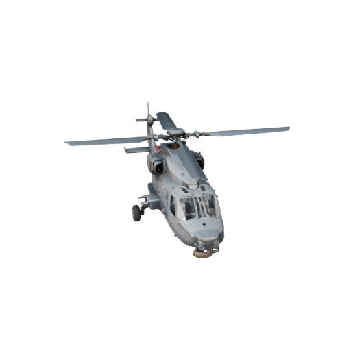 Hélicoptère d'attaque inspiré de l'apache modèle 3D pour Blender -
