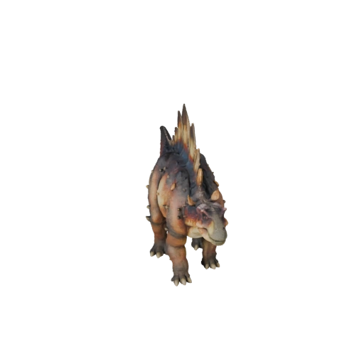 Modelo 3D de Estegosaurio Realista - Recurso PBR Rigged para Juegos