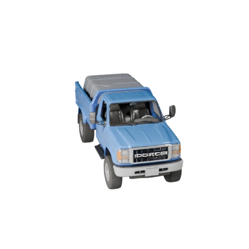 Camionnette 3D Modèle pour Unity - Asset de jeu low poly (Legacy)
