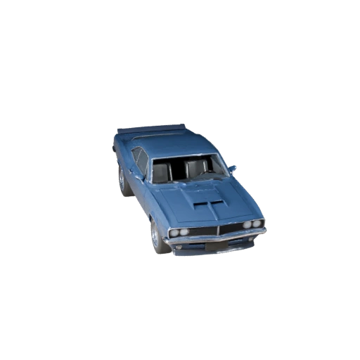 Voiture musclée modèle 3D pour Blender & Jeux - PBR réaliste