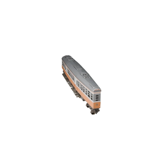 Modelo 3D de Tren de Pasajeros para Blender - Activo Listo para Renderizar