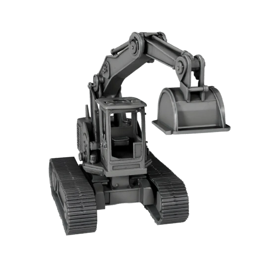 نموذج ثلاثي الأبعاد قابل للطباعة لـ Wheel Loader STL للمقتنيات و