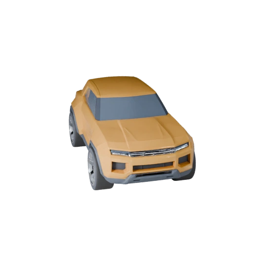 Coche Conceptual de Alto Poligonaje 3D para Renders de Estudio - PBR (Legacy)