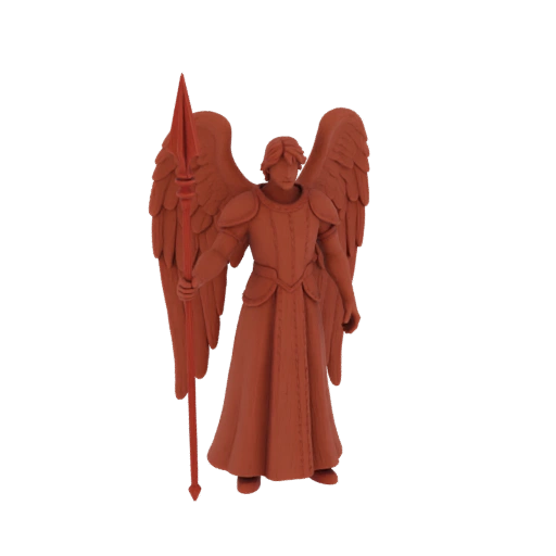 Ange Gardien de Fantasy Miniature STL - Debout