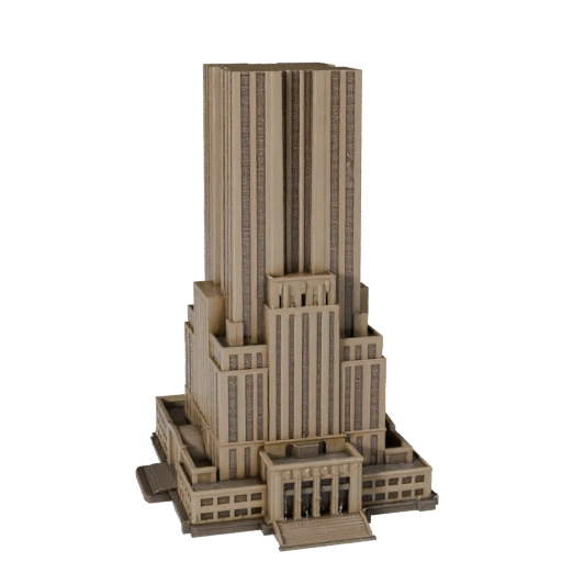 Empire State Building 3D Modell - Realistisches Archviz Asset