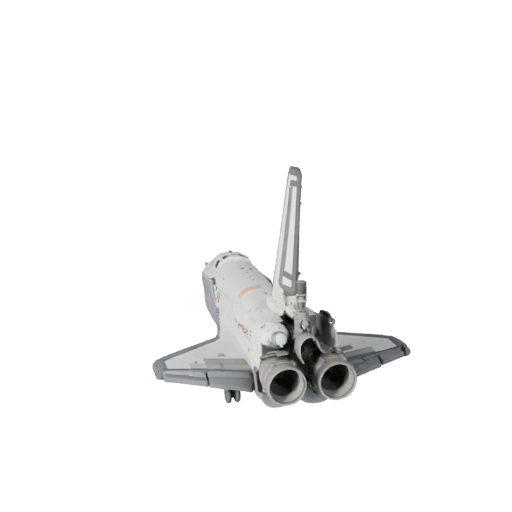 Modelo 3D de Ônibus Espacial para Blender e Jogos - Asset PBR