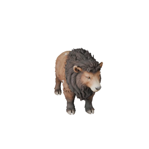 نموذج ثلاثي الأبعاد لـ Bison لـ Unity - أصل جاهز للعبة، FBX | مجاني