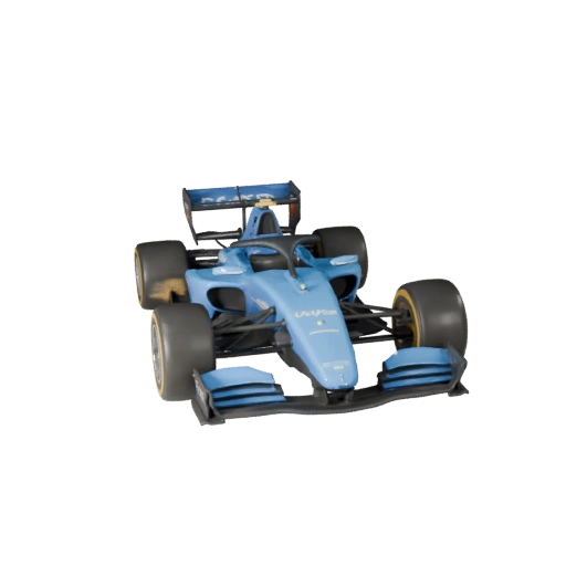 Voiture de formule 3D pour Unity - Asset de jeu low poly (Legacy)